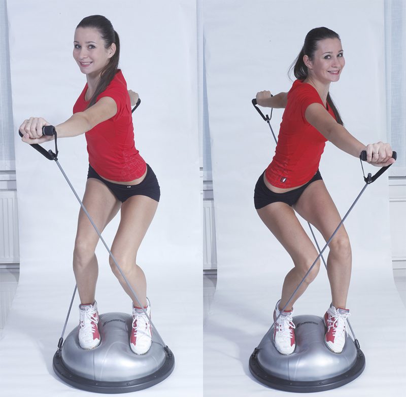 Cviky na bossu. Foto: Tina Turnerová