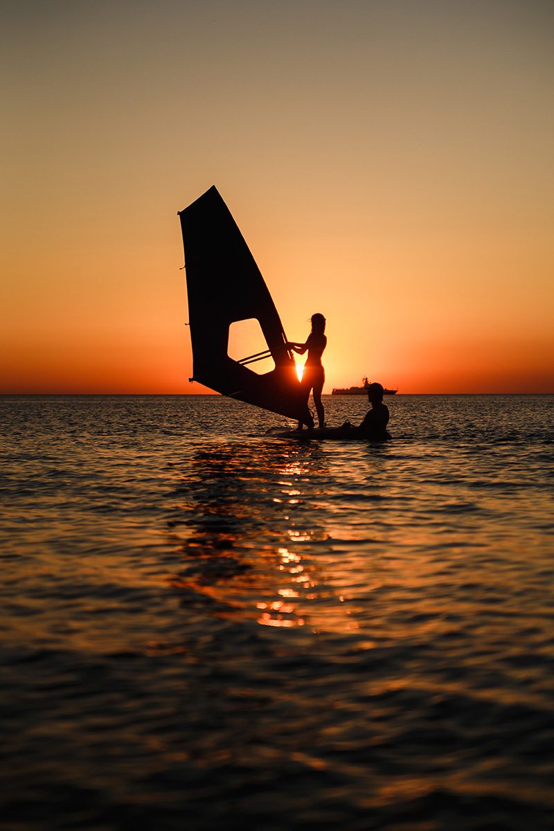 Premantura poskytuje vynikajúce podmienky pre windsurfing. Zdroj: Shutterstock