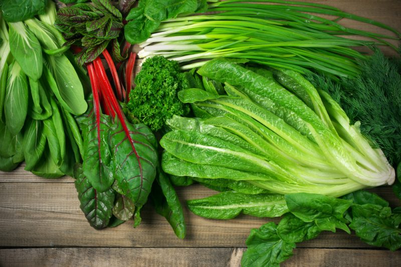 Jedným z úplne najlepších zdrojov horčíka je zelená listová zelenina. Foto: Shutterstock