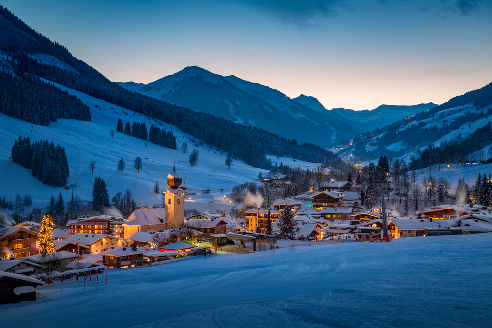 Saalbach, Rakúsko. Foto: Shutterstock