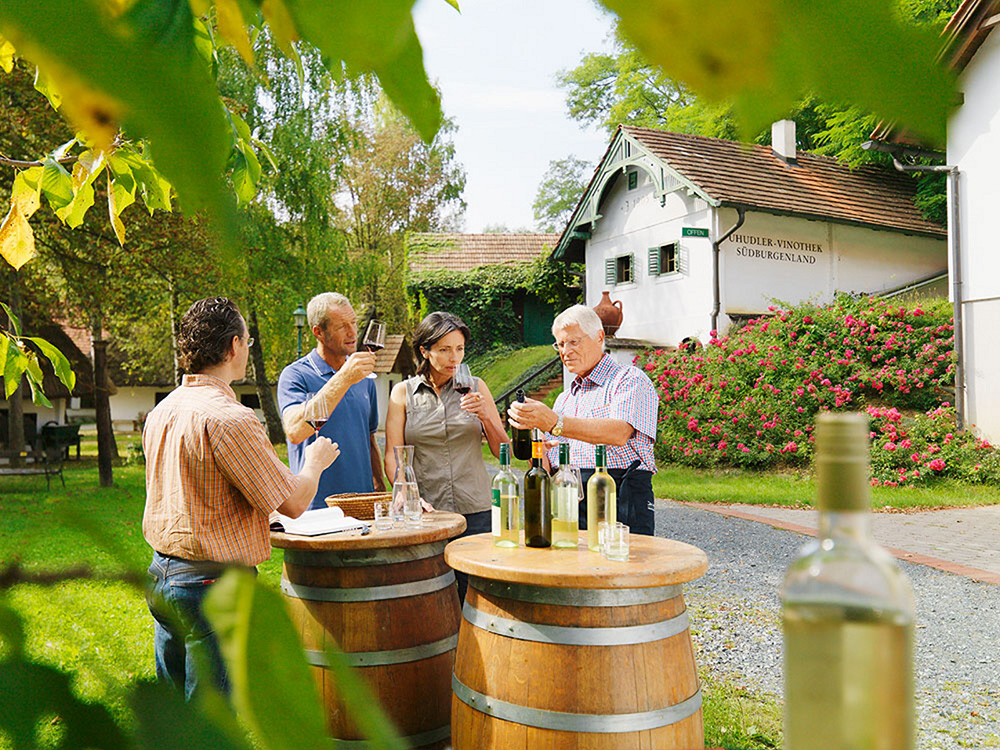 Frankovka modrá je najčastejšou vínnou odrodou v Burgenlande. Foto: ©Südburgenland Tourismus/Croce&Wir