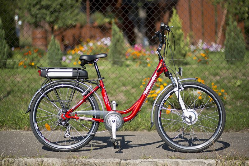 Komfortný bicykel s elegantným dizajnom a skvelou výbavou. Foto: Marek Kikinder
