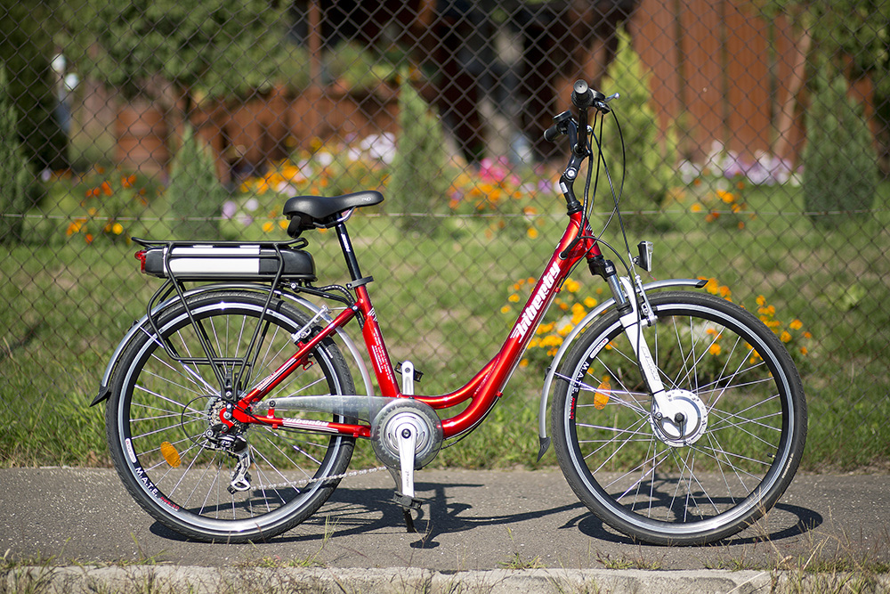 Komfortný bicykel s elegantným dizajnom a skvelou výbavou. Foto: Marek Kikinder