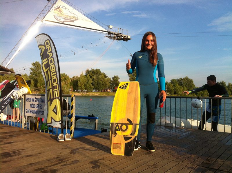 Zuzana Vráblová je úspešná vo wakeskatingu. Foto: Archív Zuzany Vráblovej