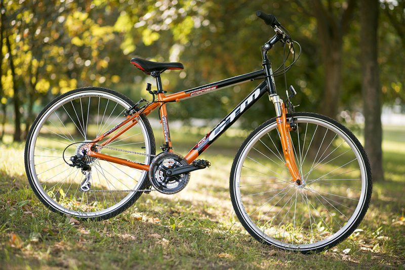 Trekingový bicykel: Rýchlosť: *** Hmotnosť: *** Komfort: ****. Foto: Marek Kikinder