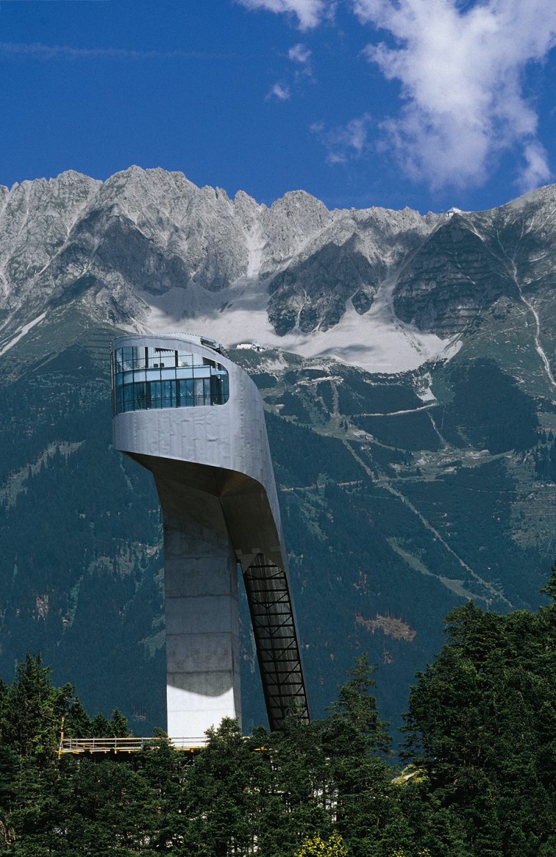 Skokanský mostík Bergisel. Foto: ©Innsbruck Tourismus