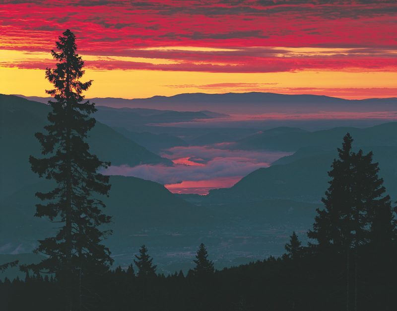 Výhľad z Villach a jazero Ossiacher see v regióne Carinthia. Foto: ©Österreich Werbung/Popp & Hackner