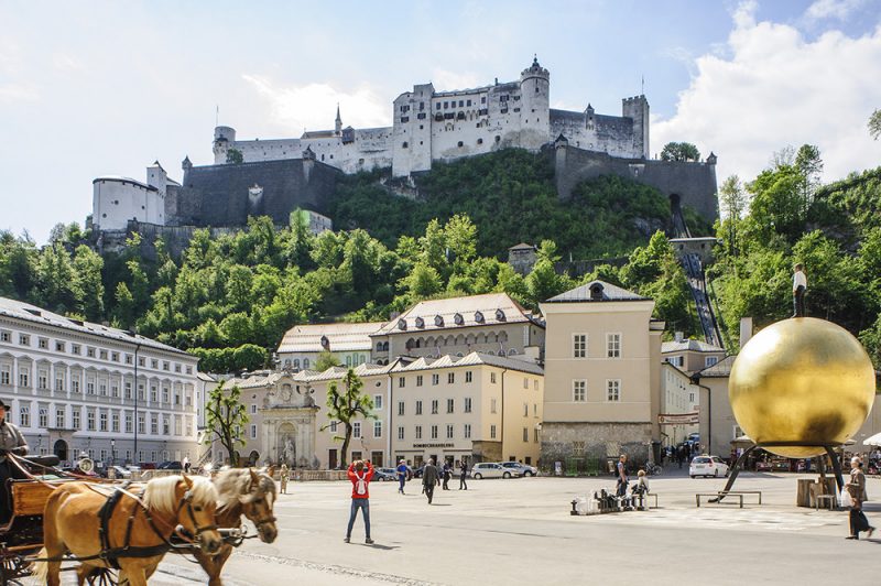 Hlavné námestie v Salzburgu. Foto: ©Tourismus Salzburg GmbH/Bryan Reinhart