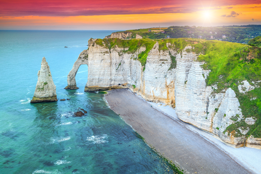 Etretat, útesy Normandie. Foto: Shutterstock