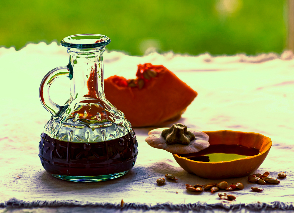 Tekvicový olej. Foto: Shutterstock