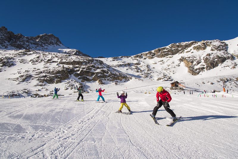 Lyžiarska škôlka na Mölltalskom ľadovci. Foto: ©Franz Gerdl