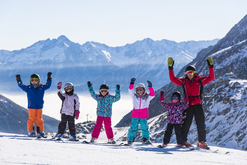 Lyžiarska škôlka na Mölltalskom ľadovci. Foto: ©Franz Gerdl