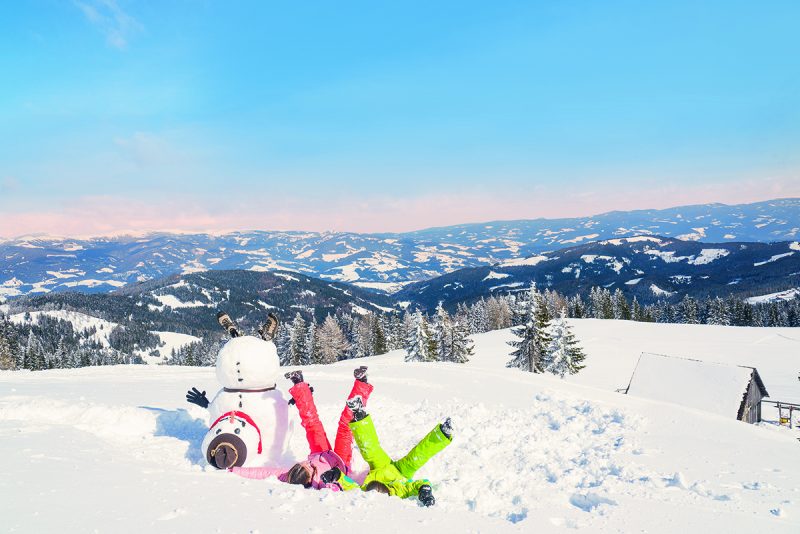 Lyžovačka po celý deň so slnkom na tvári, Korutánsko, Rakúsko. Foto: ©Franz Gerdl