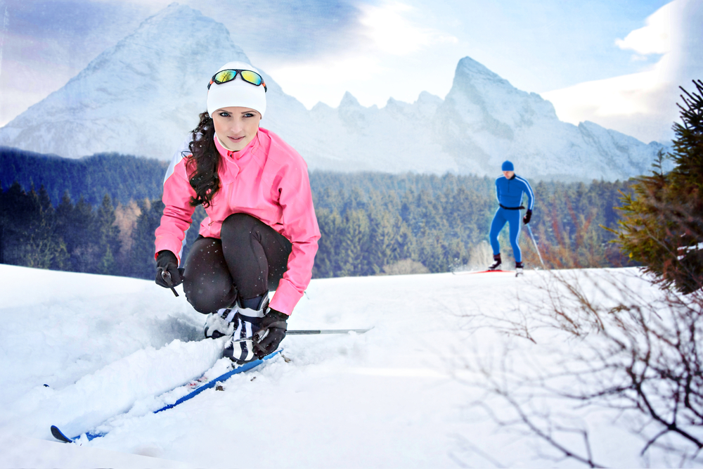 Bežkovanie spája pohyb na čerstvom vzduchu v zimnej prírode a pocit z príjemnej únavy. Foto: Shutterstock