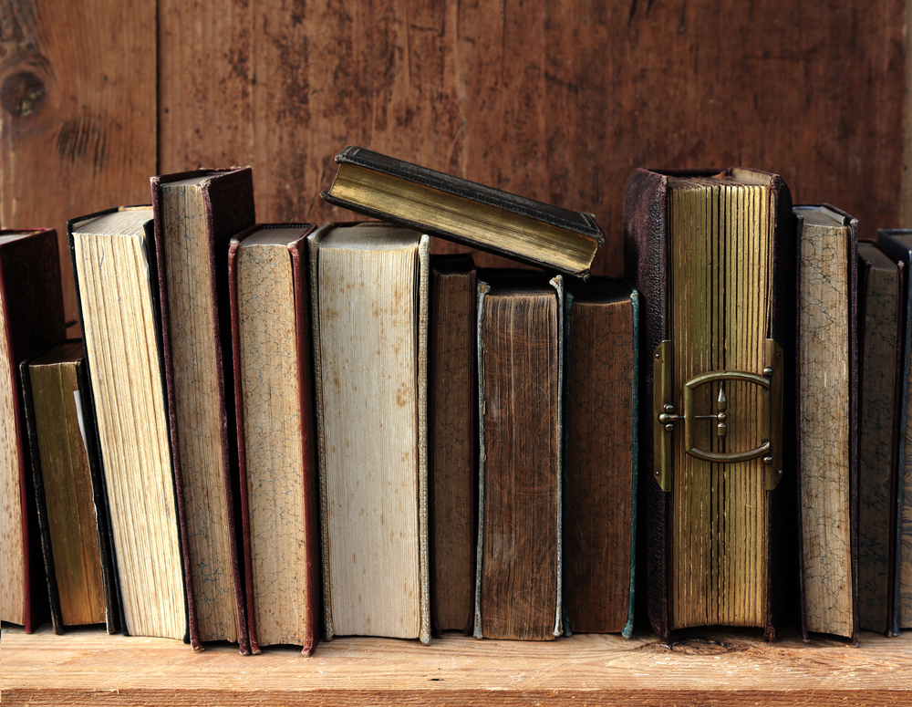 Staré knihy. Foto: Shutterstock