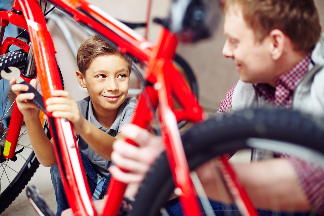 Uskladnenie bicykla. Foto: Shutterstock