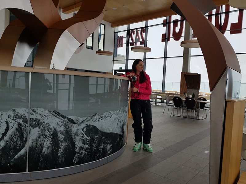 Reštaurácia Adler Lounge - najvyššie položená reštaurácia s Michelinovou hviezdou vo Východnom Tirolsku.