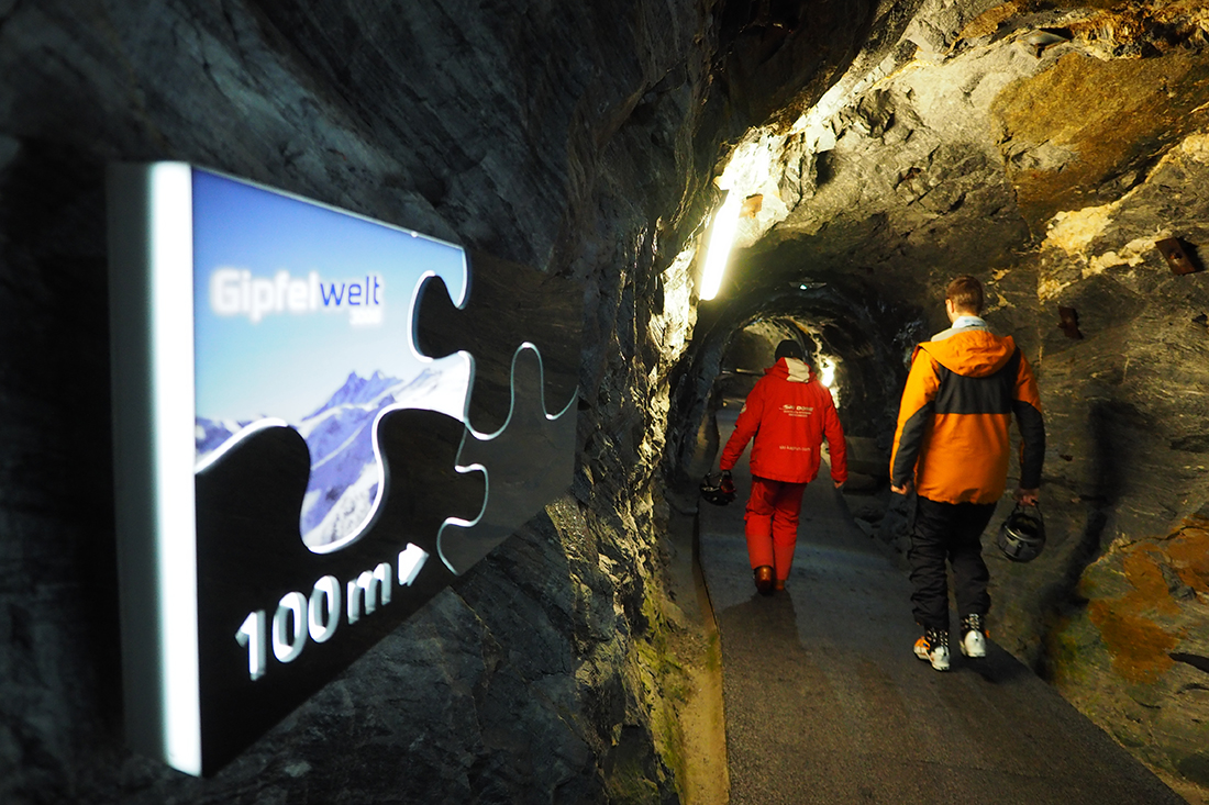 Tunel, pôvodne slúžiaci na ťažbu drahých kameňov.