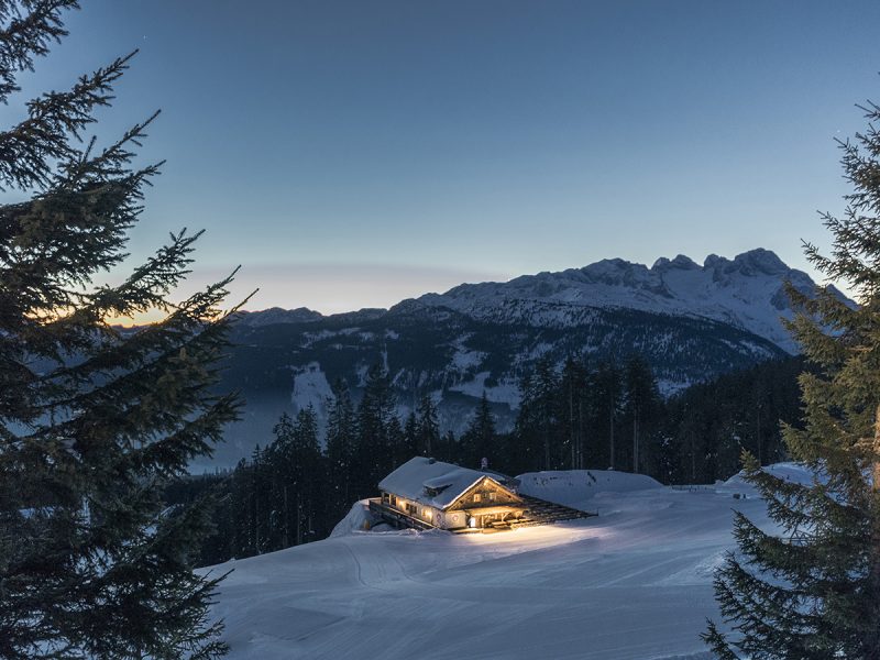 Chata v regióne Dachstein West. Foto: Oberoesterreich Tourismus, David Lugmayr