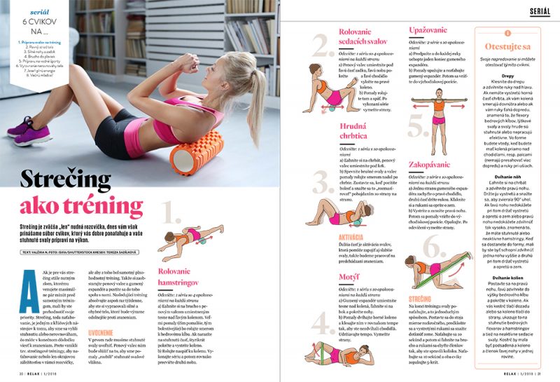 Strečing namiesto tréningu - Relax 1/2018