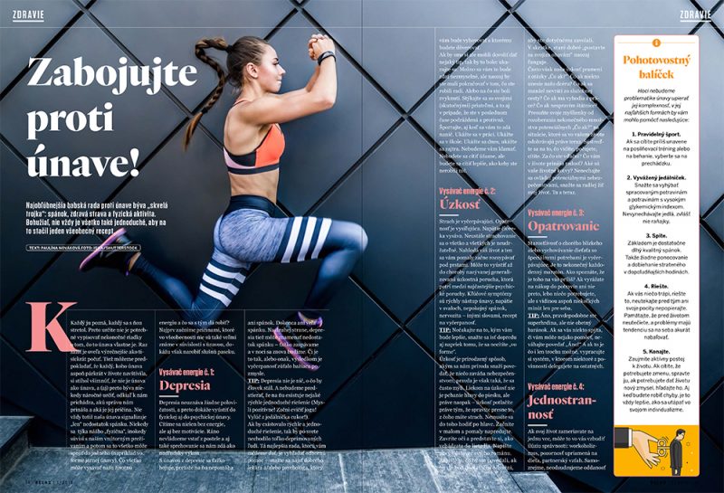 Zabojujte proti únave podľa jej príčiny. Relax 1/2018