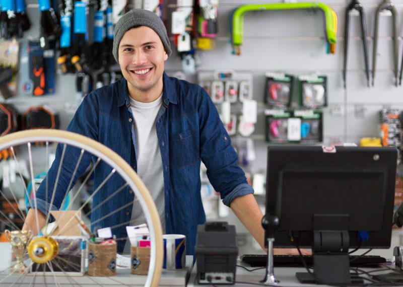 Kamenný obchod je najlepšie miesto, kde kupovať bicykel. Foto: Shutterstock