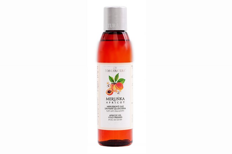 Marhuľový olej lisovaný za studena k starostlivosti o pleť, vlasy a pokožku, 155ml, cena 15,95 €
