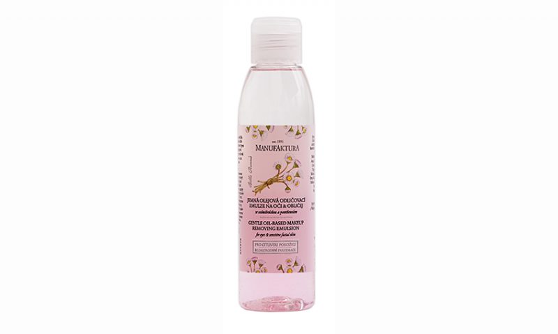 Jemná olejová odličovacia emulzia na oči & tvár pre citlivú pokožku 155 ml, Manufaktura,
