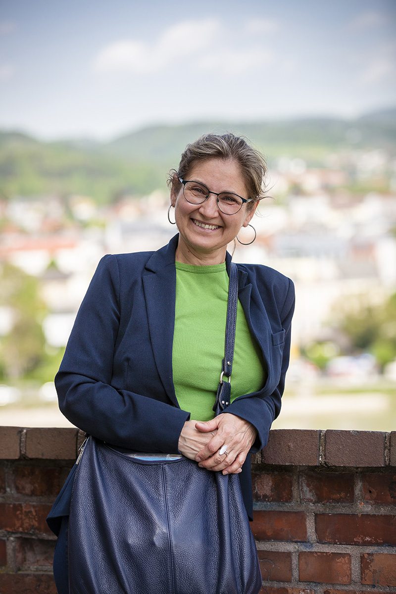 Nás po Linzi sprevádzala milá sprievodkyňa Dagmar. Foto: Martin Matula