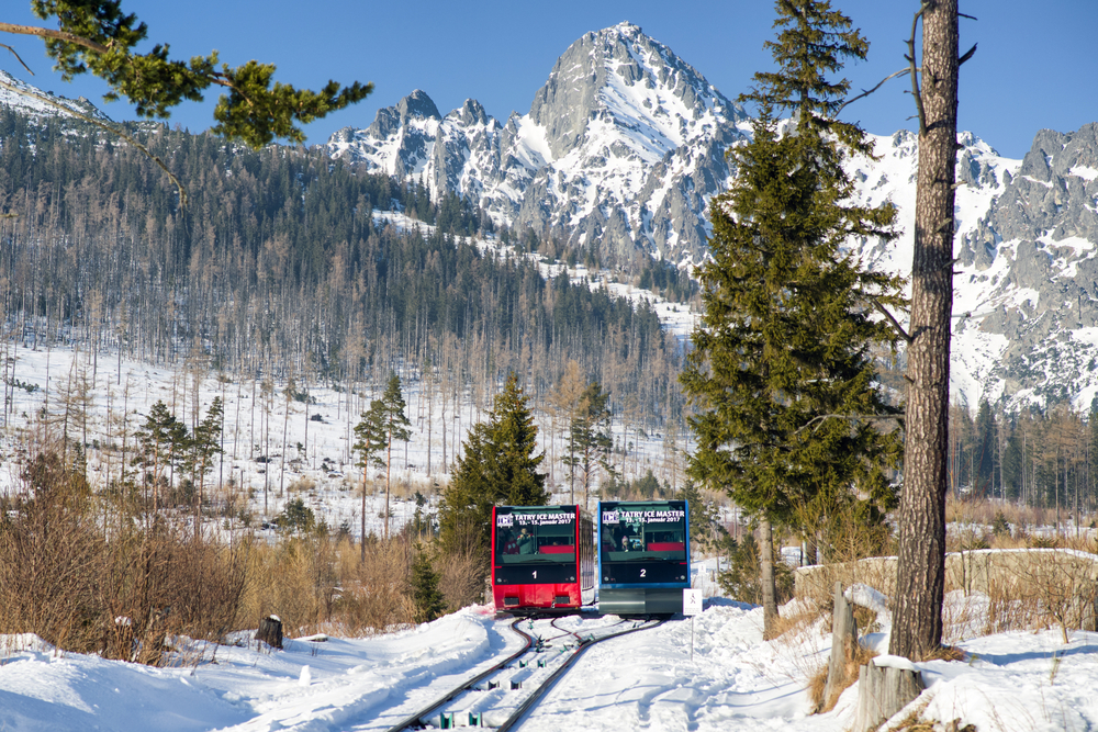 Na Hrebienok sa môžete vyviezť pozemnou lanovkou. Foto: Shutterstock