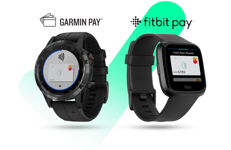 Fitbit Pay Garmin Pay.