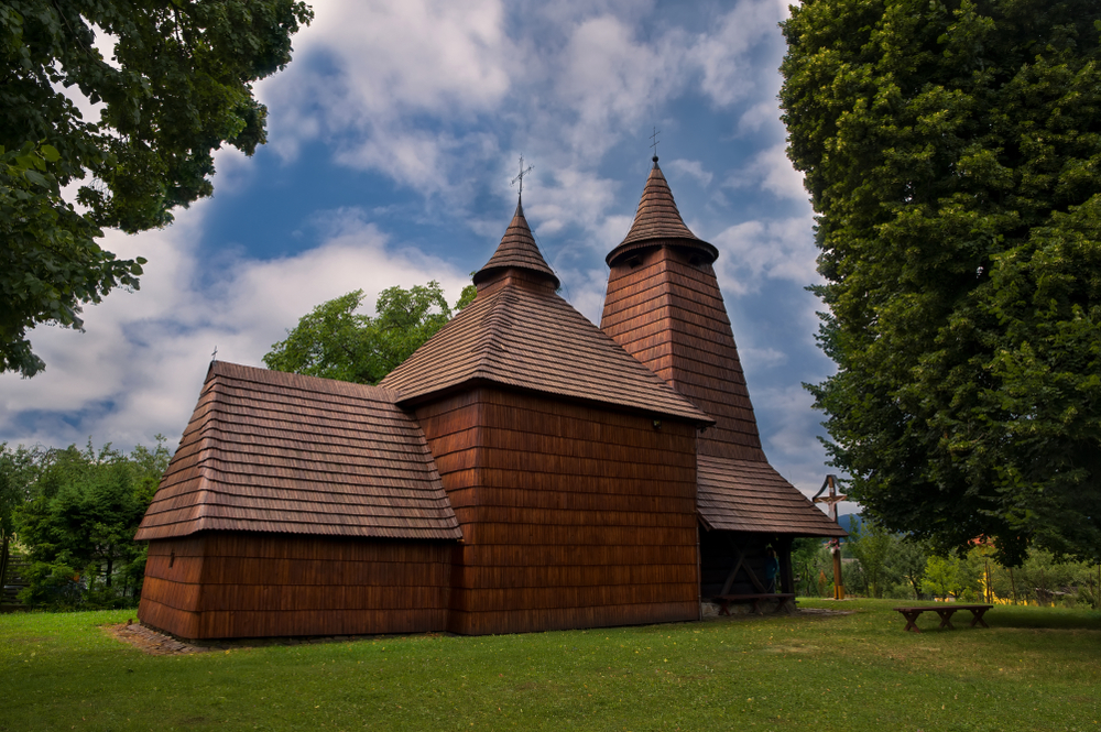 Najstarší drevený kostolík na Slovensku. Foto: Shutterstock