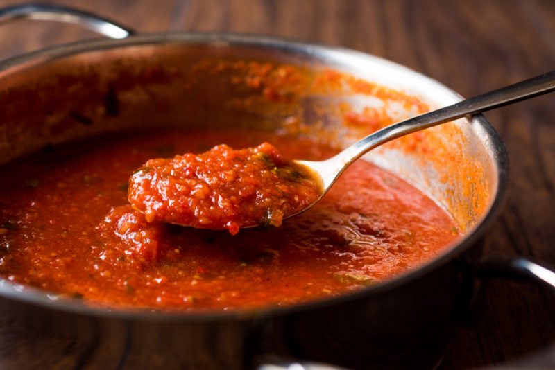 10-minútový recept na paradajkovú omáčku. Foto: Shutterstock