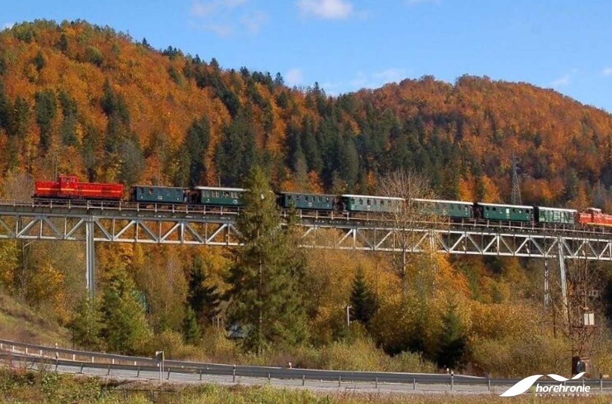 Širokorozchodná ozubnicová železničná trať Tisovec - Pohronská Polhor. Foto: Horehronie