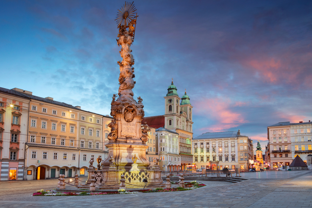 Linz, centrum mesta. Foto: Shutterstock