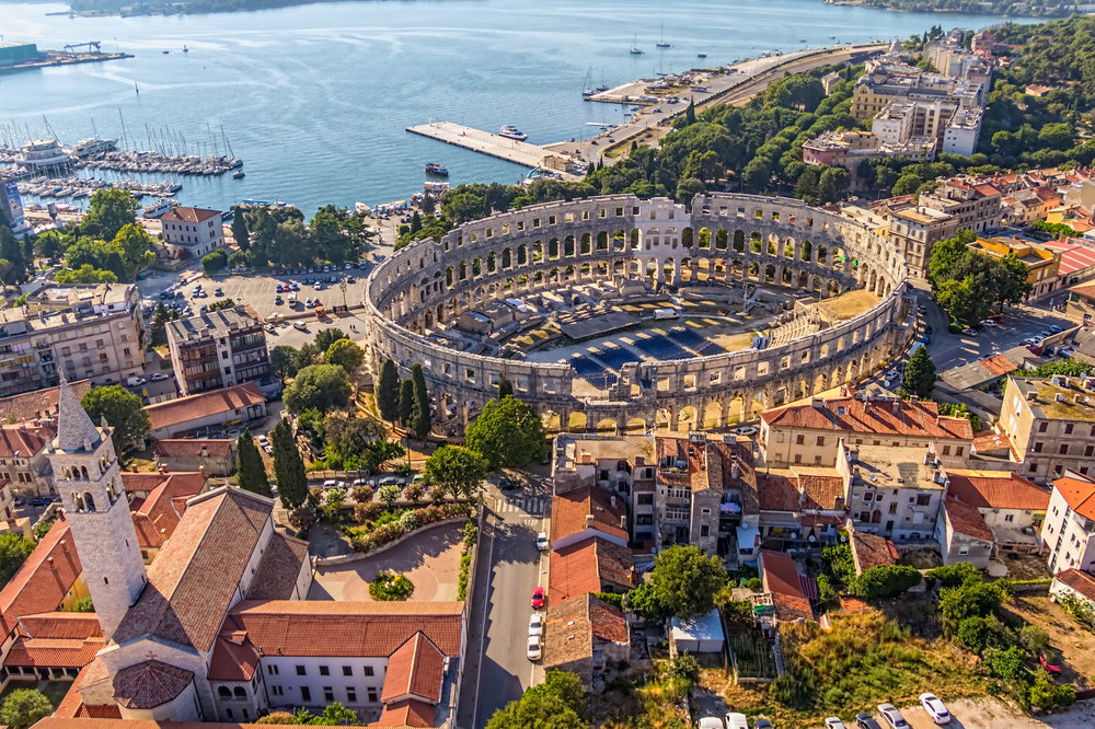 Pula, Istria, Chorvátsko. Foto: Shutterstock