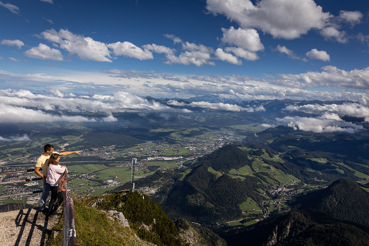 Výhľad z Untersbergu. Foto: Miro Pochyba