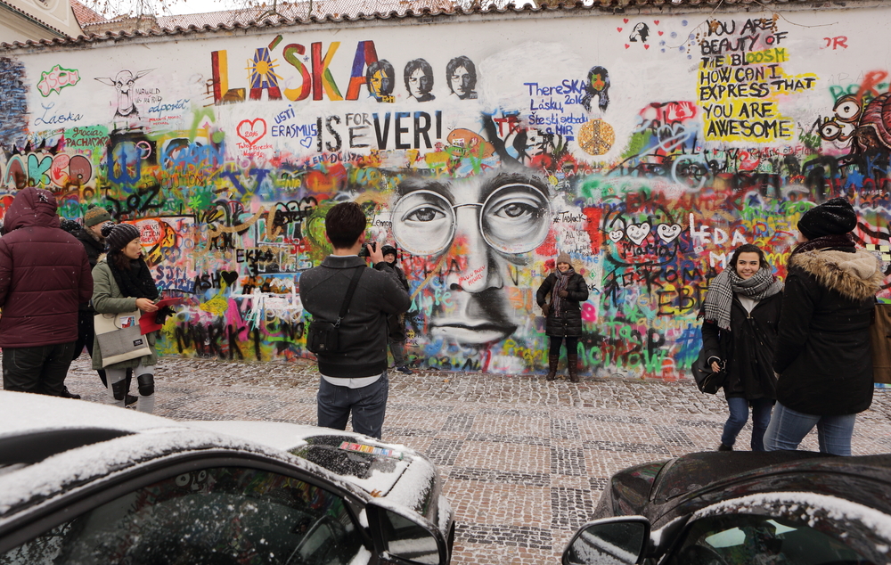 John Lennon, Praha. Foto: Shutterstock