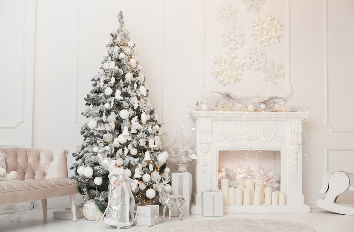 Vianoce v bielom šate