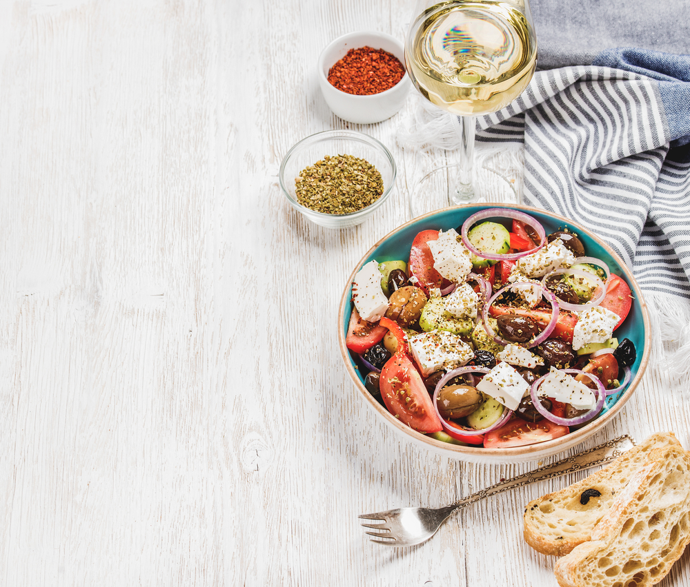Grécke jedlo šalát. Foto: Shutterstock