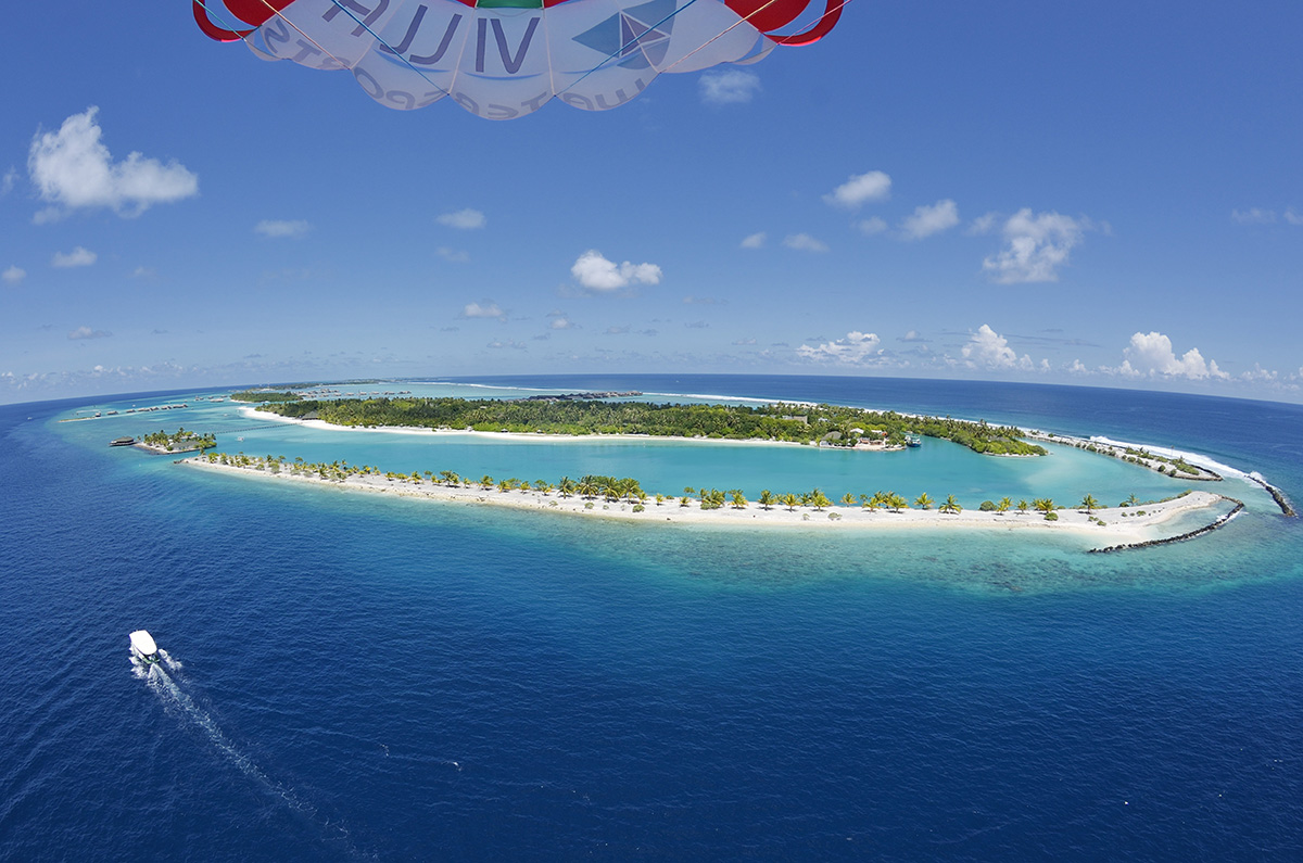 Paradise Island, Maldivy.