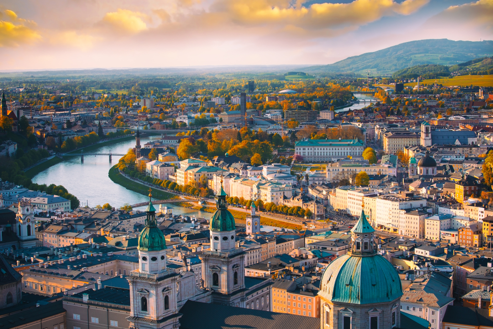 Salzburg, Rakúsko. Foto: Shutterstock
