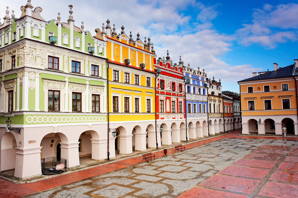 Renesančné mesto Zamosc, Poľsko. Foto: Shutterstock