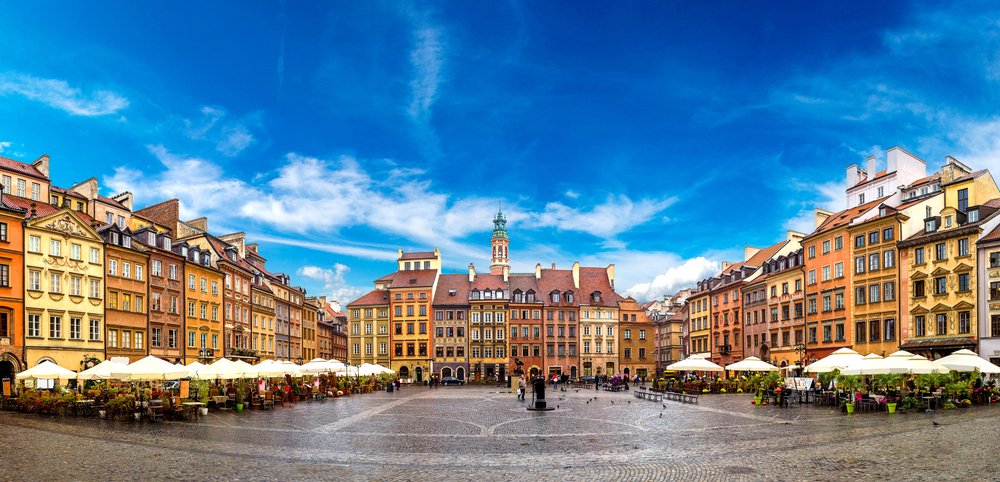 Varšava, hlavné mesto Poľsko. Foto: Shutterstock