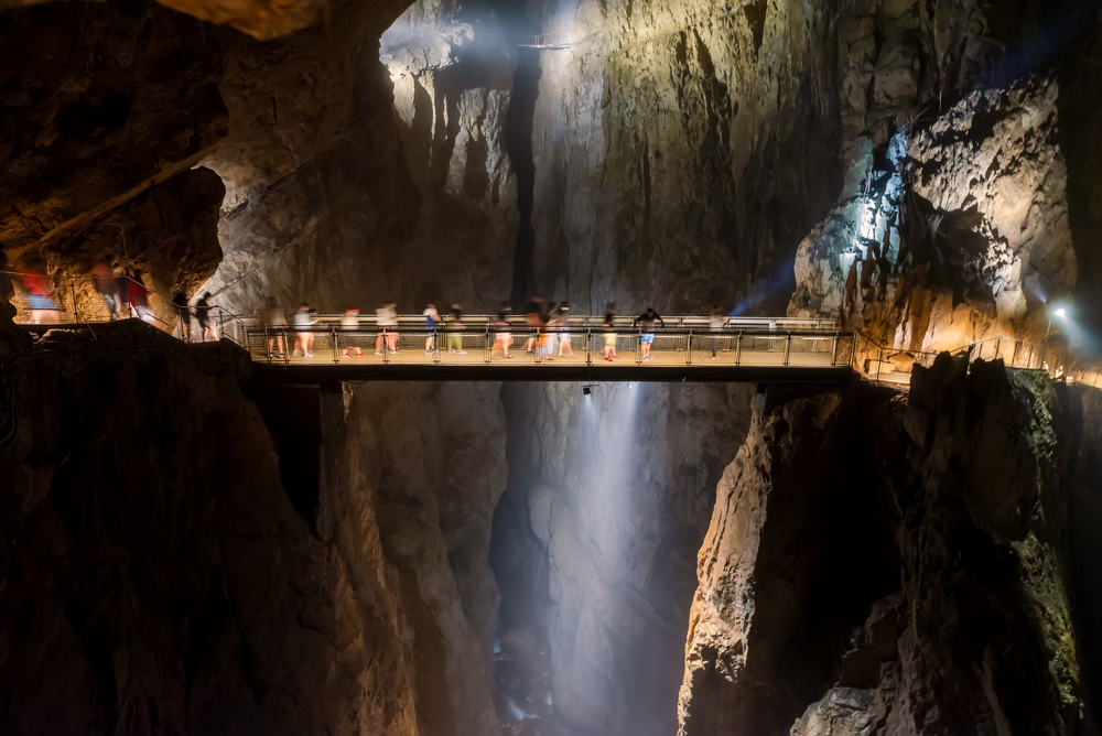 Jaskyňa Skočjan, Slovinsko. Foto: Shutterstock