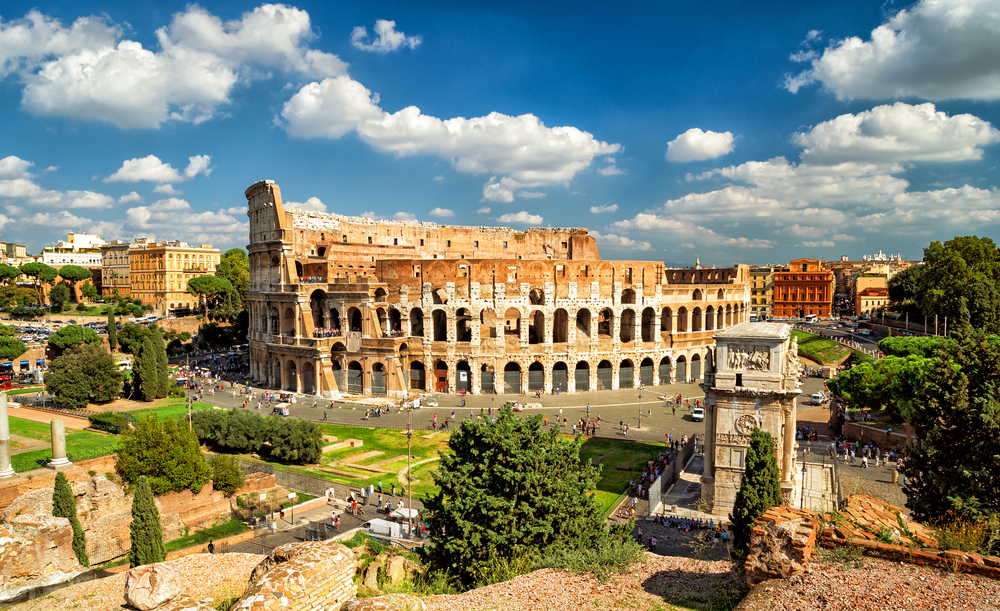 Rímske koloseum, sedem divov sveta. Foto: Shutterstock