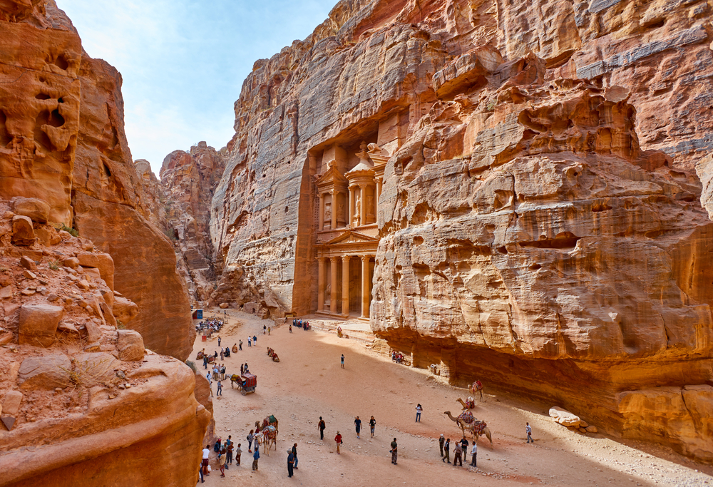 Petra, Jordánsko, sedem divov sveta. Foto: Shutterstock