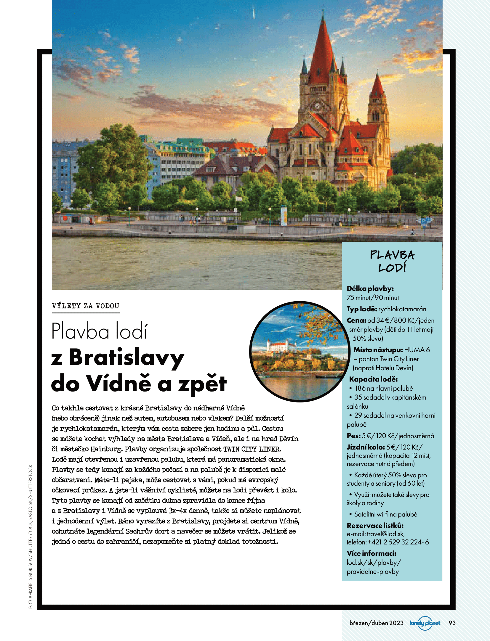Z Bratislavy do Viedne a späť - Lonely Planet (náhľad článku)