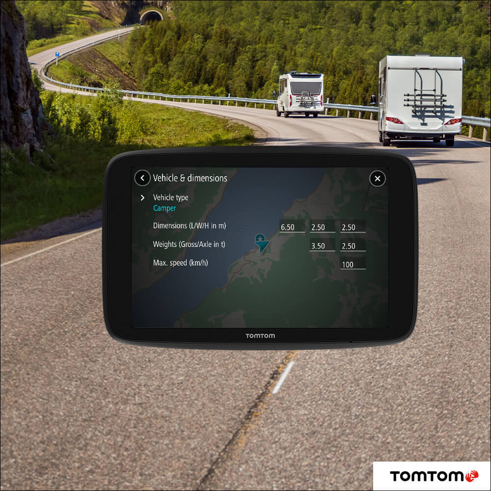 GPS Navigácia, TomTom GO Camper Max