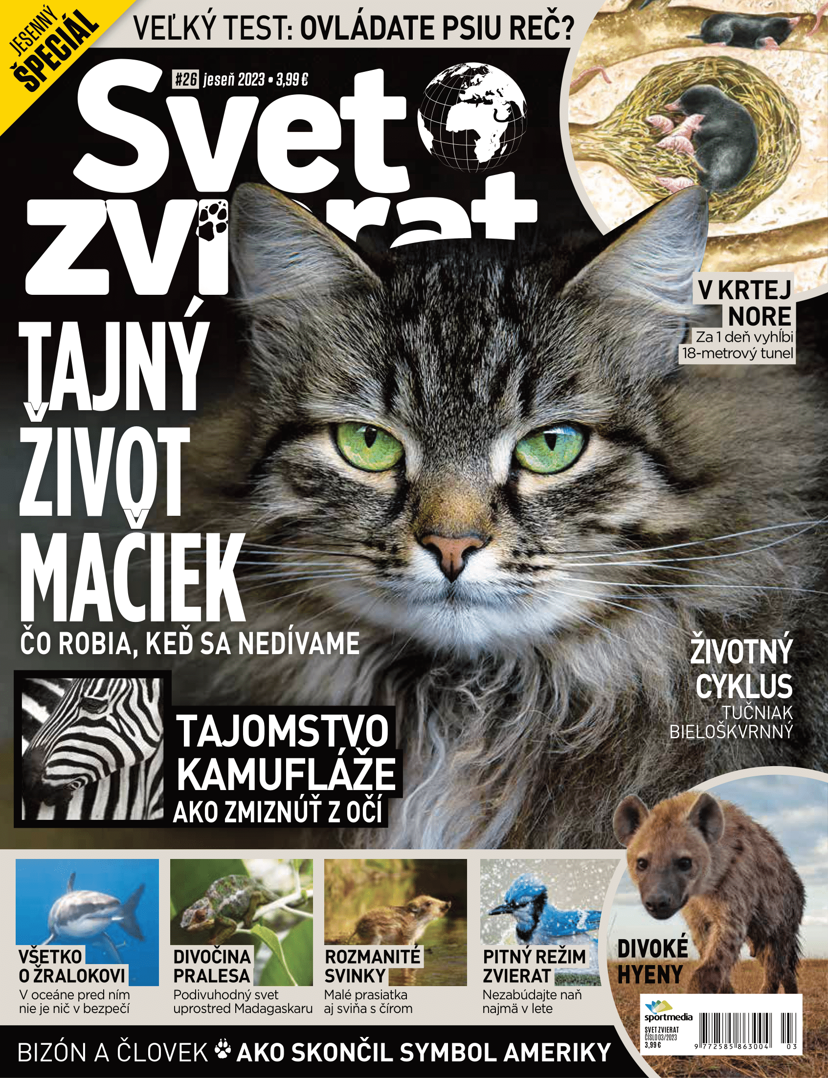 Svet zvierat 3/2023 titulka